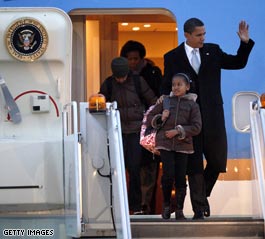 Air Force One is one 'spiffy ride,' Obama says