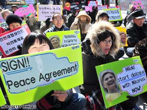 Clinton warns against N. Korean missile launch