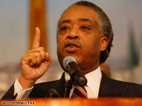 Al Sharpton says he wonders whether the cartoon "is making a less-than-casual inference" to a form of racism.