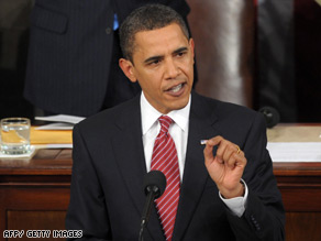 President Obama tells Congress Tuesday night: "I have no illusions this will be an easy process."