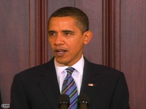 President Obama says he can halve the deficit by 2013.
