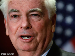 Sen. Chris Dodd said the government could apply a tax to the AIG bonuses.