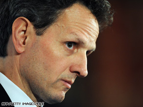 Treasury Secretary Tim Geithner is expected to seek "resolution authority" to deal with the financial crisis.