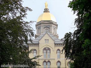 The University of Notre Dame says its invitation doesn't mean the university agrees with all of Obama's positions.