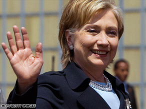 Secretary of State Hillary Clinton is in Mexico for a series of meetings on the drug crisis and other issues.