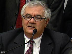 Rep. Barney Frank cites a Supreme Court justice's legal opinions in calling him a homophobe.