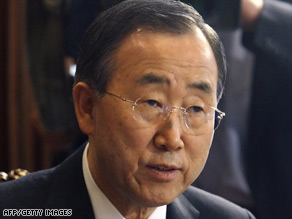 U.N. Secretary-General Ban Ki-moon says U.S. would have a significant impact on the human rights council.