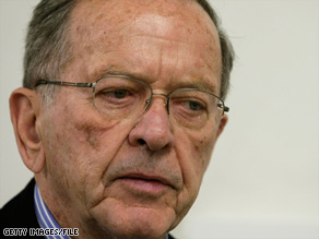 Former Sen. Ted Stevens, 85, of Alaska lost his re-election bid in November.