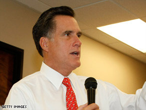 Former Massachusetts Gov. Mitt Rommey helped Senate Republicans raise $2 million at a fundraiser Wednesday.