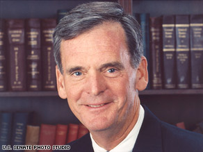 Sen. Judd Gregg says the president's budget could saddle the next generation with too much debt.