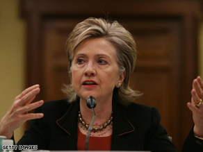 Secretary of State Hillary Clinton tells other countries that the U.S. is "back in the game" on global warming.