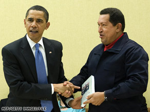 The presidential handshake between Barack Obama and Hugo Chavez spurred many comments.
