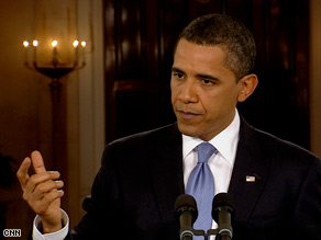 President Obama speaks on the 100th day of his administration.