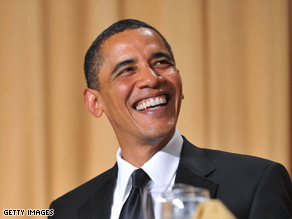 President Obama delivers some one-liners at the White House Correspondents' Association dinner.