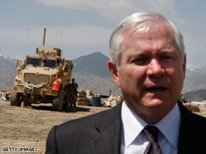 "Being the secretary of war in a time of war is a very painful thing," Robert Gates says.