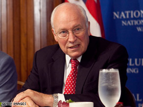 Former Vice President Dick Cheney says Saddam Hussein "provided sanctuary ... and resources to terrorists."