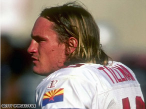 Pat Tillman died in Afghanistan in 2004 after giving up a lucrative NFL career to serve in the Army.