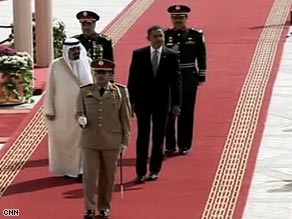 President Obama arrives Wednesday in Riyadh, Saudi Arabia, on the first leg of his international trip.