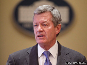 Sen. Max Baucus says the deal will reduce $80 billion in Medicare drug costs for the elderly over the next 10 years.