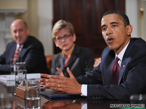 President Obama says he wants Congress to send him health care legislation by fall.