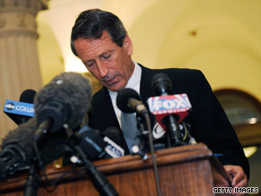 Gov. Mark Sanford admits to an affair at a news conference Wednesday at the state Capitol in Columbia.