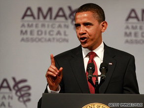 A slim majority of people surveyed support President Obama's health care reform proposal.