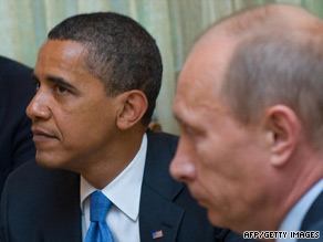 President Obama meets Tuesday with Russian Prime Minister Vladimir Putin near Moscow.