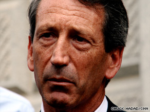 The fallout from Gov. Mark Sanford's affair caps months of decline for the second-term governor.