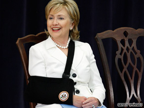 Supporters of Secretary of State Hillary Clinton insist she is not being sidelined.