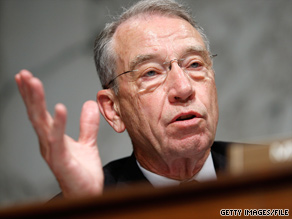 Democrats say Republicans, particularly Iowa Sen. Charles Grassley, aren't serious about striking a deal.