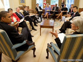 President Obama meets Wednesday with top advisers to discuss plans regarding the H1N1 virus.