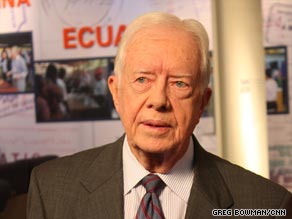 President Carter says the U.S. should take a diplomatic approach toward Iran.