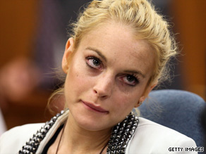 Lindsay Lohan attends a court hearing Friday in Beverley Hills, California.