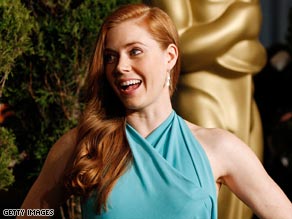 Amy Adams says that her first Oscar nomination three years ago was like being "shot out of a cannon."