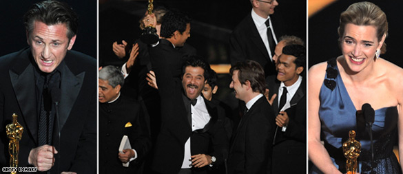 'Slumdog' triumphs at Academy Awards