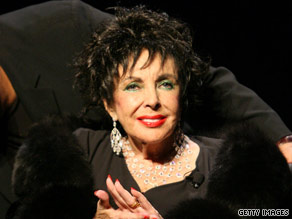 Elizabeth Taylor went to see Andrea Bocelli at the Hollywood Bowl, a rare outing for the film legend.