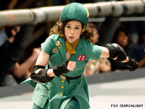 Ellen Page plays roller derby competitor Babe Ruthless in "Whip It!"