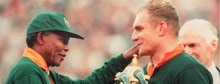 'Invictus' hero recalls historic day 
