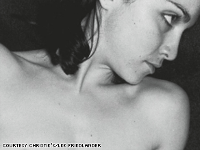 Christie's will auction a nude photo of Madonna (partially shown above) taken by Lee Friedlander.