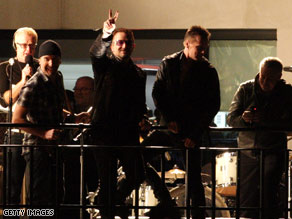 The band performed a "secret concert" Friday from the rooftop of BBC headquarters in London.