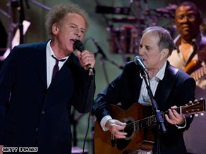Art Garfunkel and Paul Simon, here performing at a 2007 gala, are planning to tour this summer.