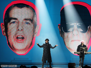 Neil Tennant and Chris Lowe, shown at the BRIT Awards in February, are releasing their 10th studio album.