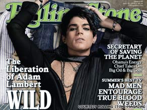 Adam Lambert talks about his sexuality and his "Idol" experience in the new Rolling Stone.