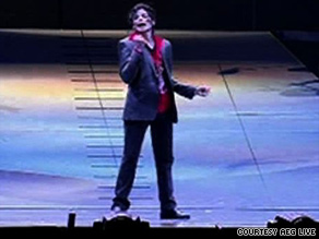 Michael Jackson is shown rehearsing at the Staples Center on June 23, two days before his death.