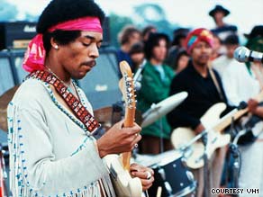 Jimi Hendrix closed the Woodstock festival on Monday morning, August 18, 1969.