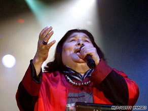 Argentine singer Mercedes Sosa died at a Buenos Aires clinic and had reportedly suffered from several ailments.