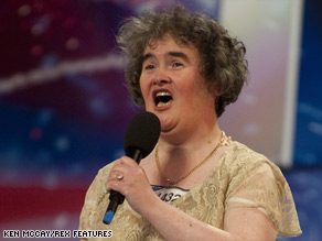 Simon Cowell described Susan Boyle's performance as "extraordinary."