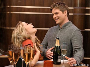 Bill (Daniel Cosgrove) makes Lizzie (Marcy Rylan) laugh on a recent episode of "Guiding Light."