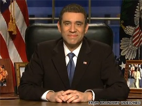 Fred Armisen played Barack Obama in a talked-about sketch Saturday night on "Saturday Night Live."