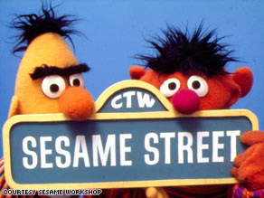 Bert, left, and Ernie have been mainstays of "Sesame Street" since the beginning.